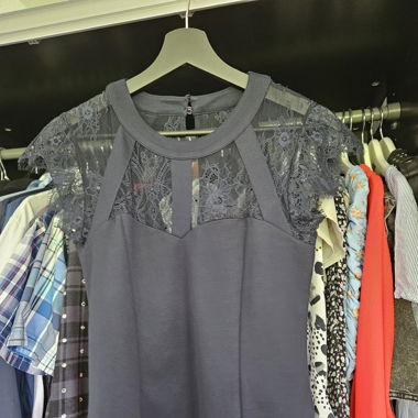 Bluse mit Spitze