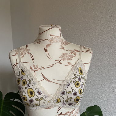 Floral bra from Monki