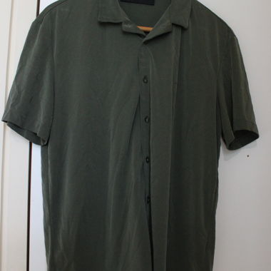 Chemise courte verte