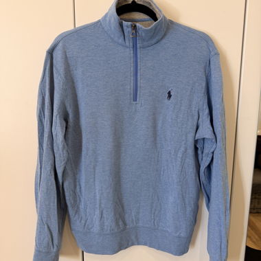 Pull Ralph Lauren Polo bleu clair