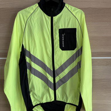 Giacca da bici WOSAWE gialla