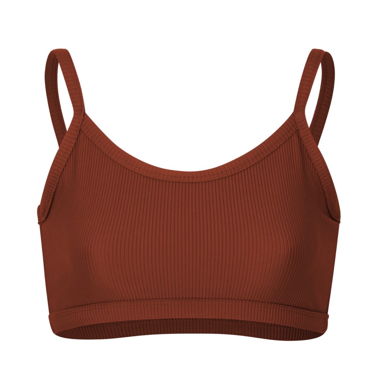 Haut de bikini femme neuf rouille / style sportif