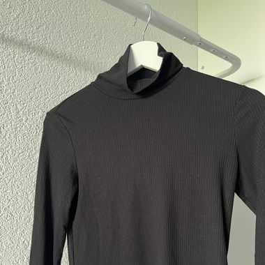 Pull col roulé 