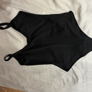 Black Bodysuit with Straps