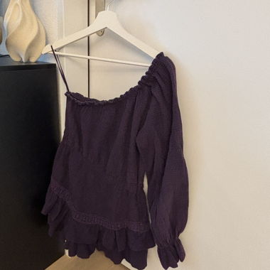 Combinaison lilas/bleu