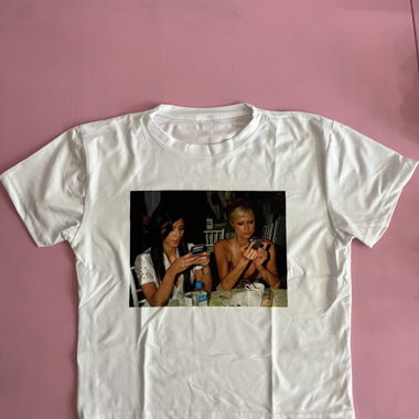 Y2K Kim&Paris shirt