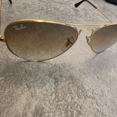 Ray-Ban RB3025 Aviator Sonnenbrille Gold