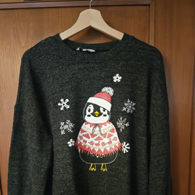 Pullover mit Pinguin