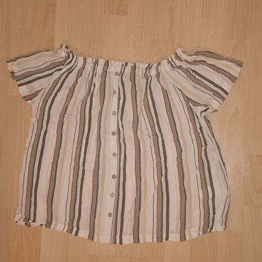 Camicia tipo Carmen a righe