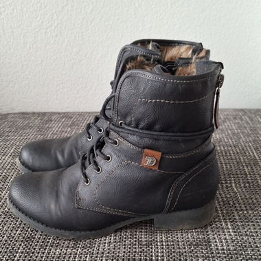 Tom Tailer Schnürboots schwarz, Grösse 37