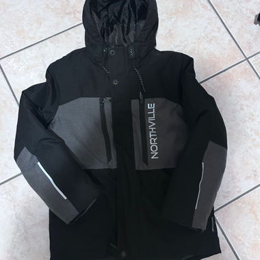 Giacca da neve NORTHVILLE nera e grigia gr140