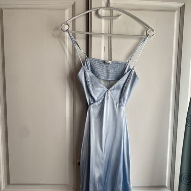 Blaues mini Kleid