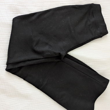 Leggings neri svasati