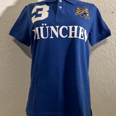 Blaues Polo Robin Ruth München Grösse S (weit)