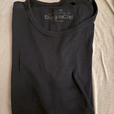 T-shirt nero basic XL