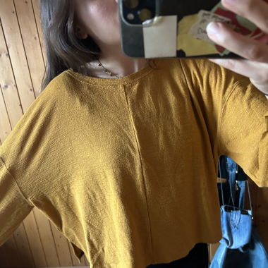 Maglione H&M mostarda maniche lunghe