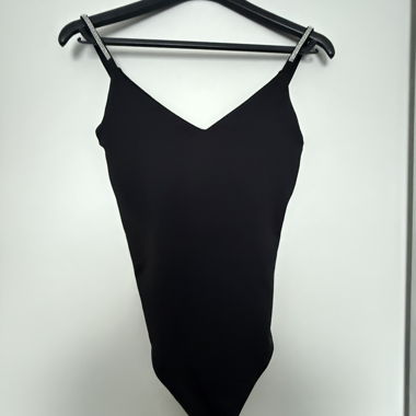 Body noir à strass