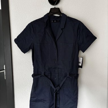 Tuta corta blu navy