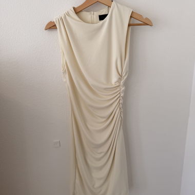 ZARA cremefarbenes Kleid