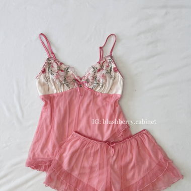 Japanese Pink Mesh Set (size S)
