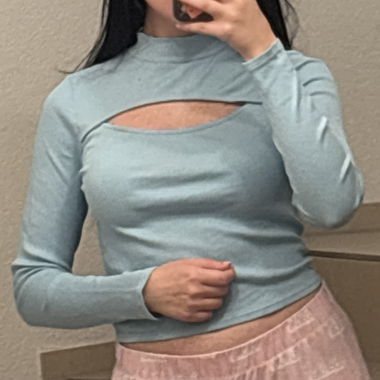 Shirt manica lunga con cutout