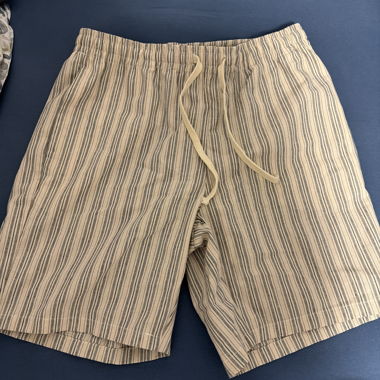 Striped Shorts with Drawstring