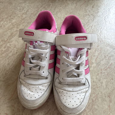 Adidas Forum Low - sneakers bianche e rosa