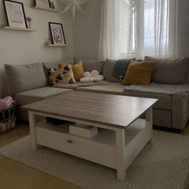 Coffee table with drawer