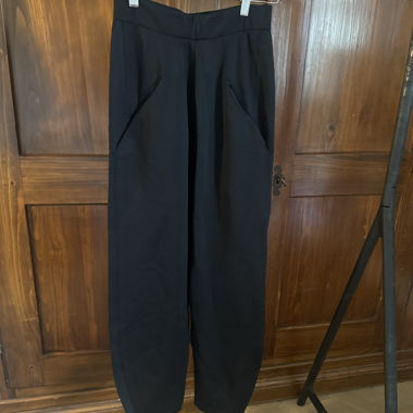 Pantalon noir à taille haute Acne Studios