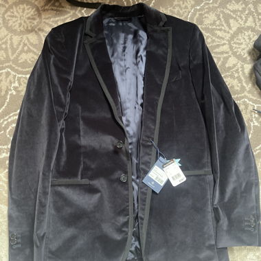 Giacca da completo Gant, blu navy, velluto