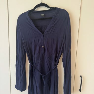 Blusa Blu Navy a Maniche Lunghe