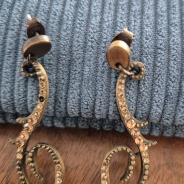 Collier et boucles d'oreilles Dyrberg Kern vintage