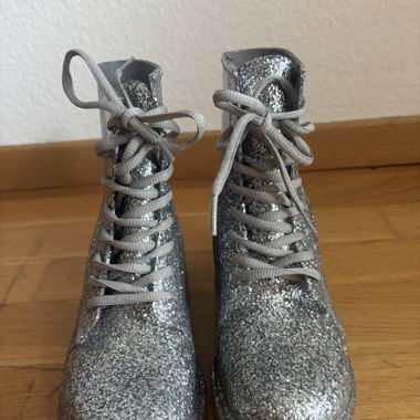 glitzernde Stiefel wasserdicht von Asos