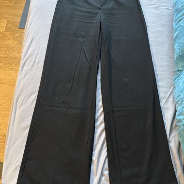 Black Wide-Leg Trousers