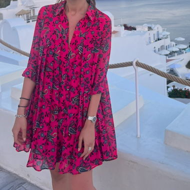 Robe Claudie pierlot imprimé 