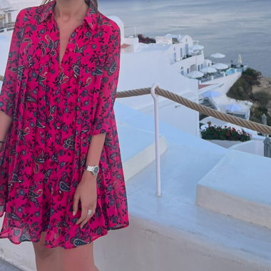 Robe Claudie pierlot imprimé 