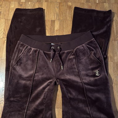 Pantalon Juicy Couture taille basse marron foncé