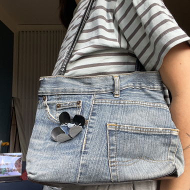Borsa a Tracolla in Jeans