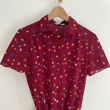 Red blouse