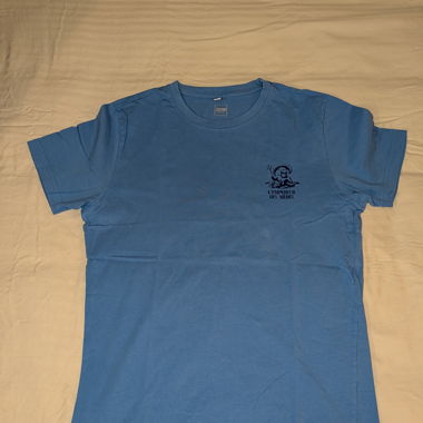 T-shirt bleu Alkpote L’Empereur des Mers
