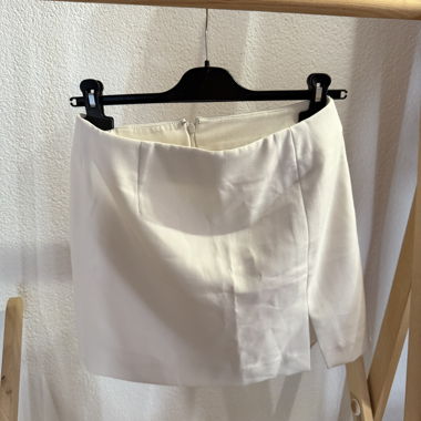 Jupe mini blanche UNIQLO taille S