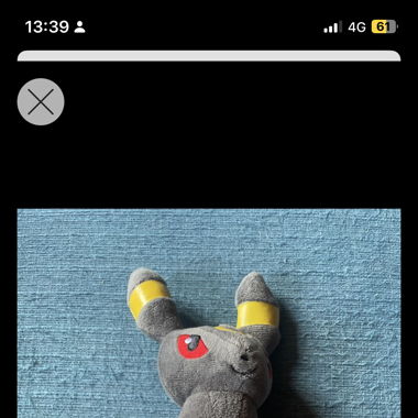 Peluche Pokémon : Noctali
