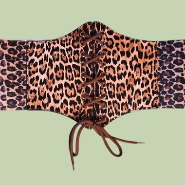 Leopardmuster Taillenguertel
