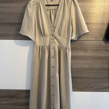 Abito midi beige