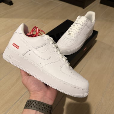 Nike Air Force 1 Supreme Weiss