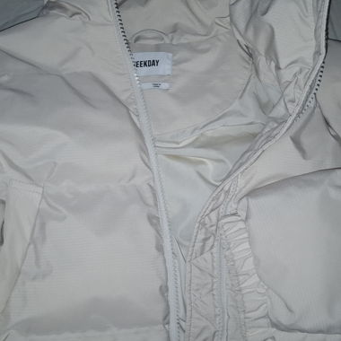 Piumino WEEKDAY beige taglia S