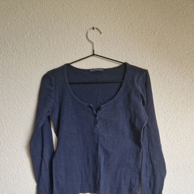 Langarmshirt Brandy Melville blau