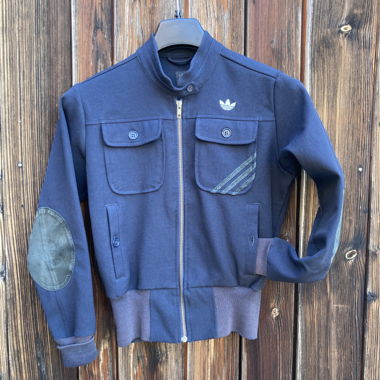 Adidas Originals jacket with retro suede trims