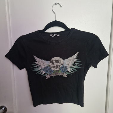 Skull - Crop Top