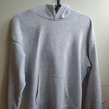 Grey Hooded Sweatshirt